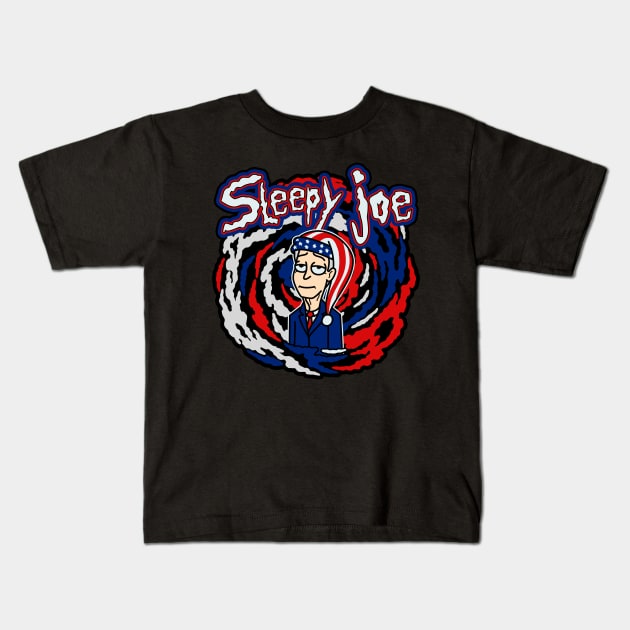 Sleepy Joe Spoof Kids T-Shirt by Daribo